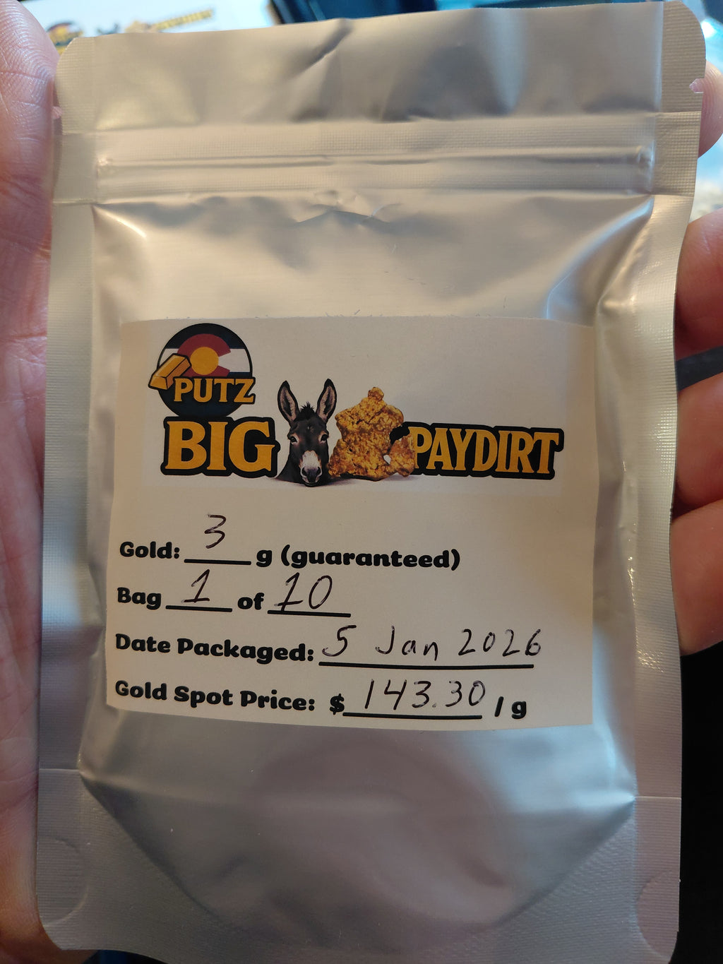 BIG @SS NUGGET PAYDIRT 1-4 grams guaranteed gold