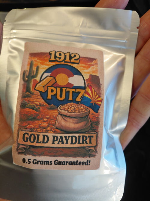 1912 0.5 gram Guaranteed Gold Paydirt