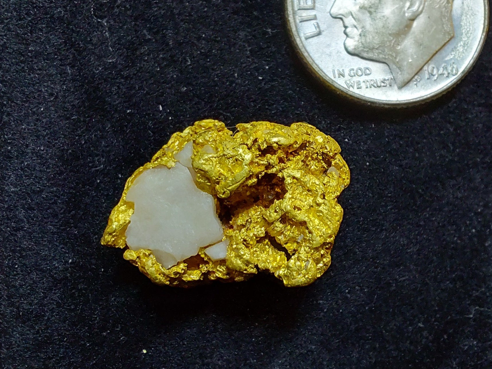 "The Octopus" - 9.5+g  specimen with ~8.2g of Gold