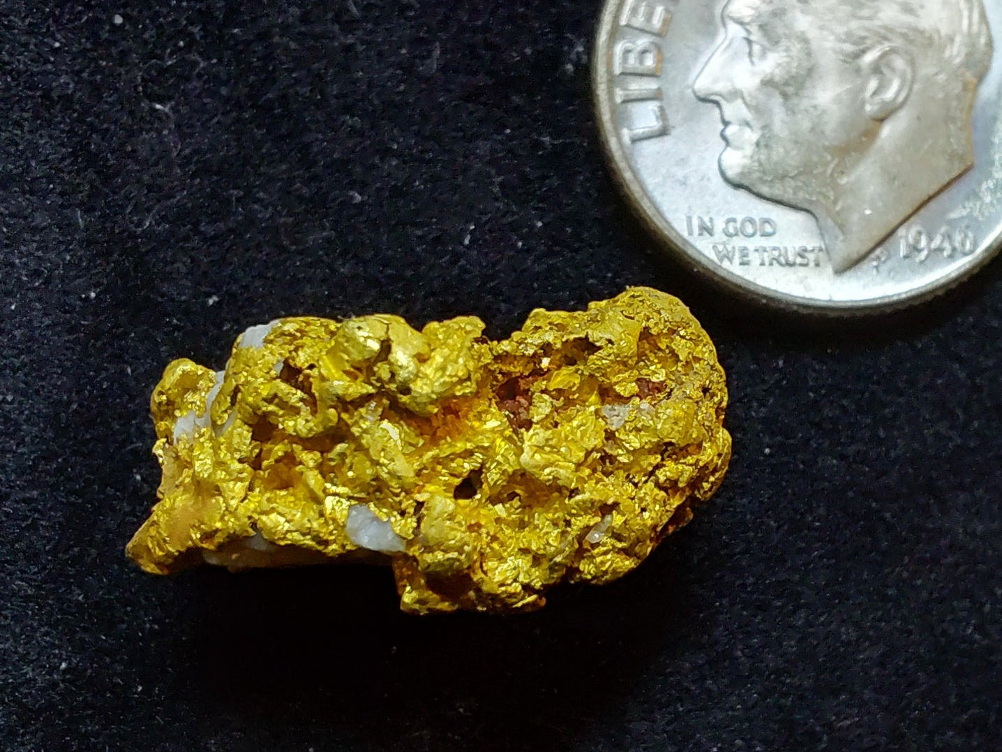 "The Octopus" - 9.5+g  specimen with ~8.2g of Gold