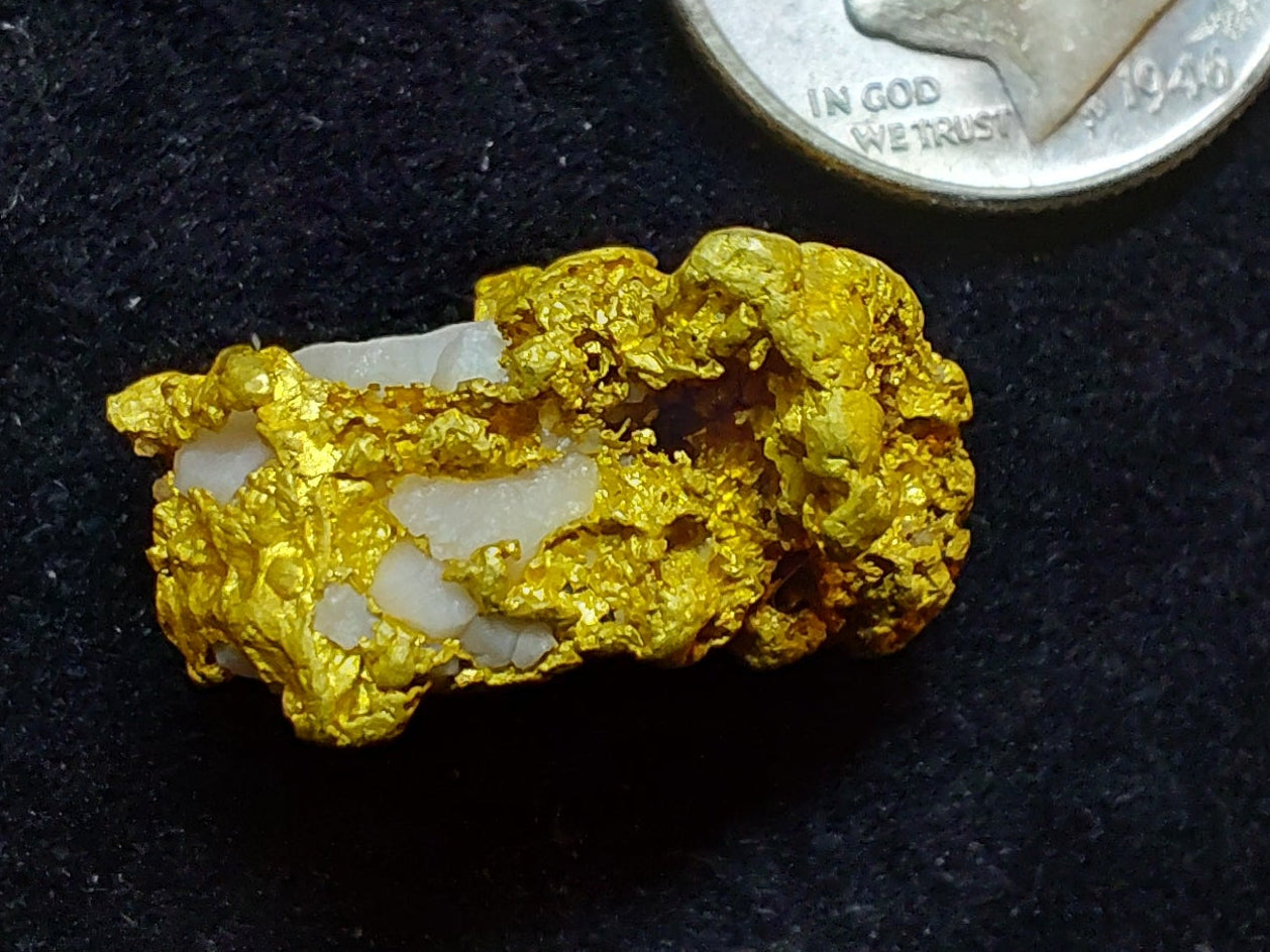 "The Octopus" - 9.5+g  specimen with ~8.2g of Gold
