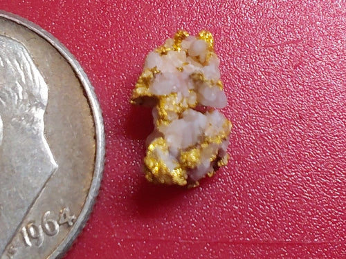 Auction #8: 0.65g Nevada Quartz/Gold Specimen