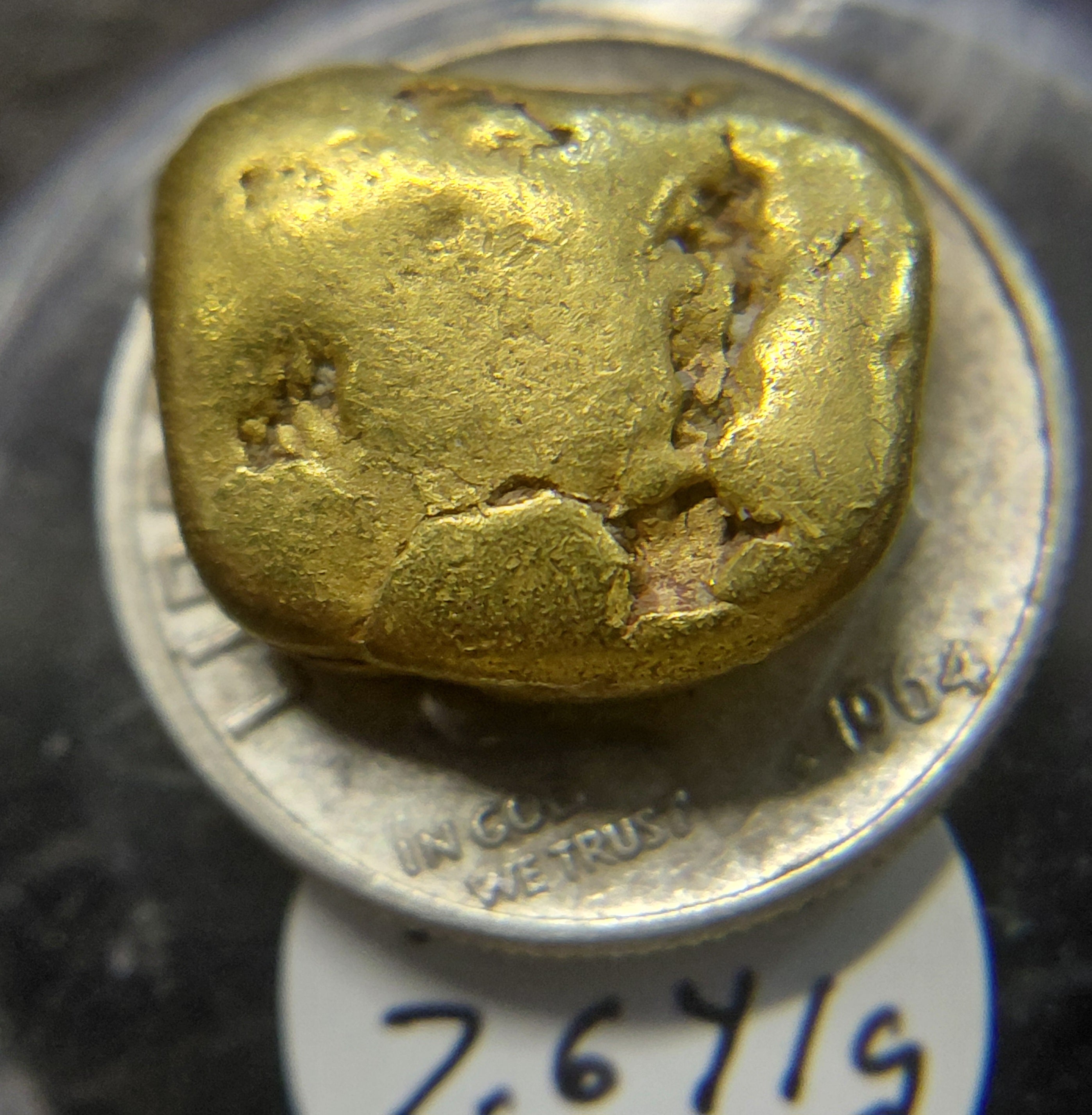 MOTHERCHUNKER Custom Gold Paydirt: One Giant Nugget!