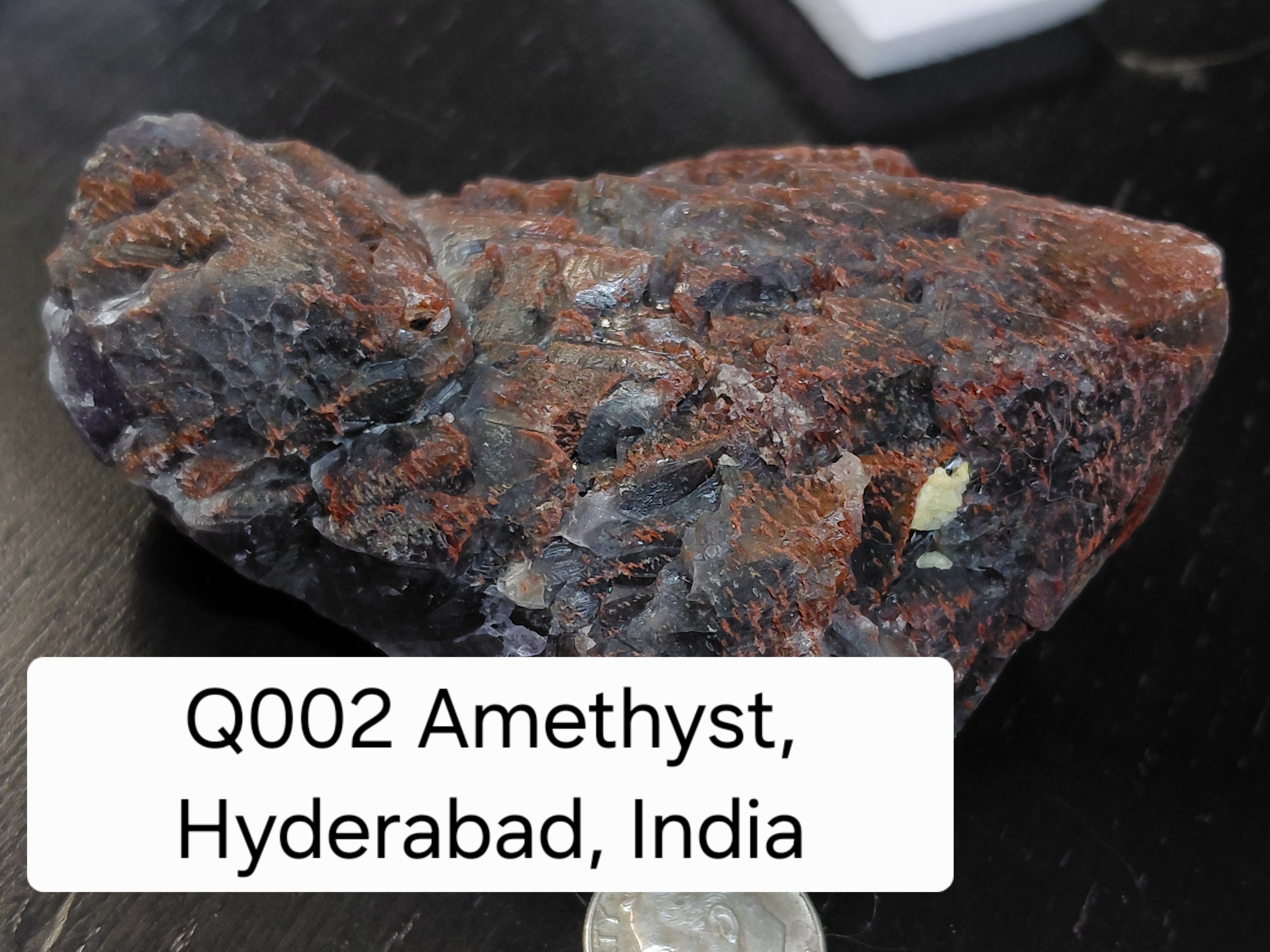 Q002 – Hematite-Included Amethyst