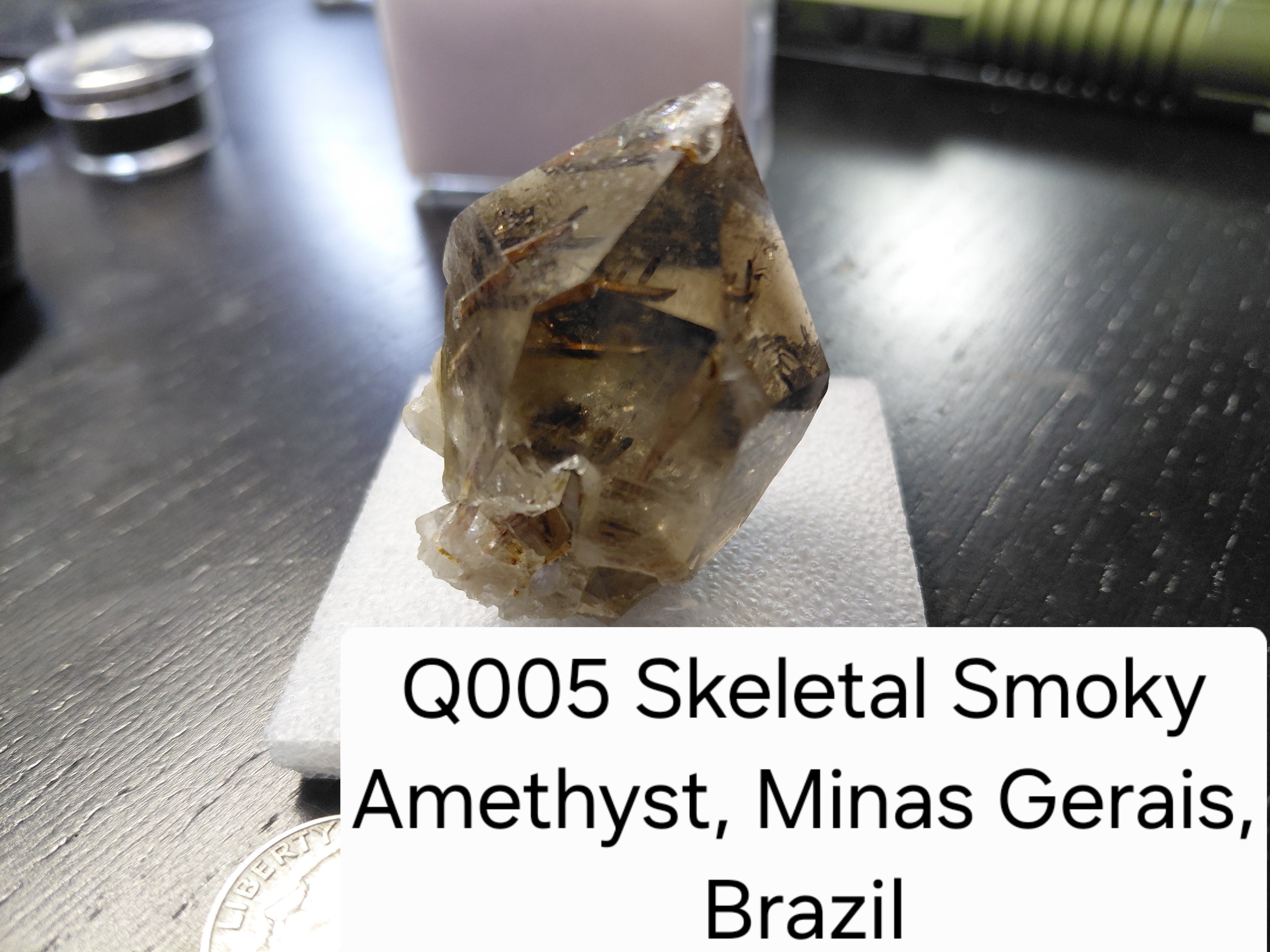 Q005 – Skeletal Smoky Amethyst