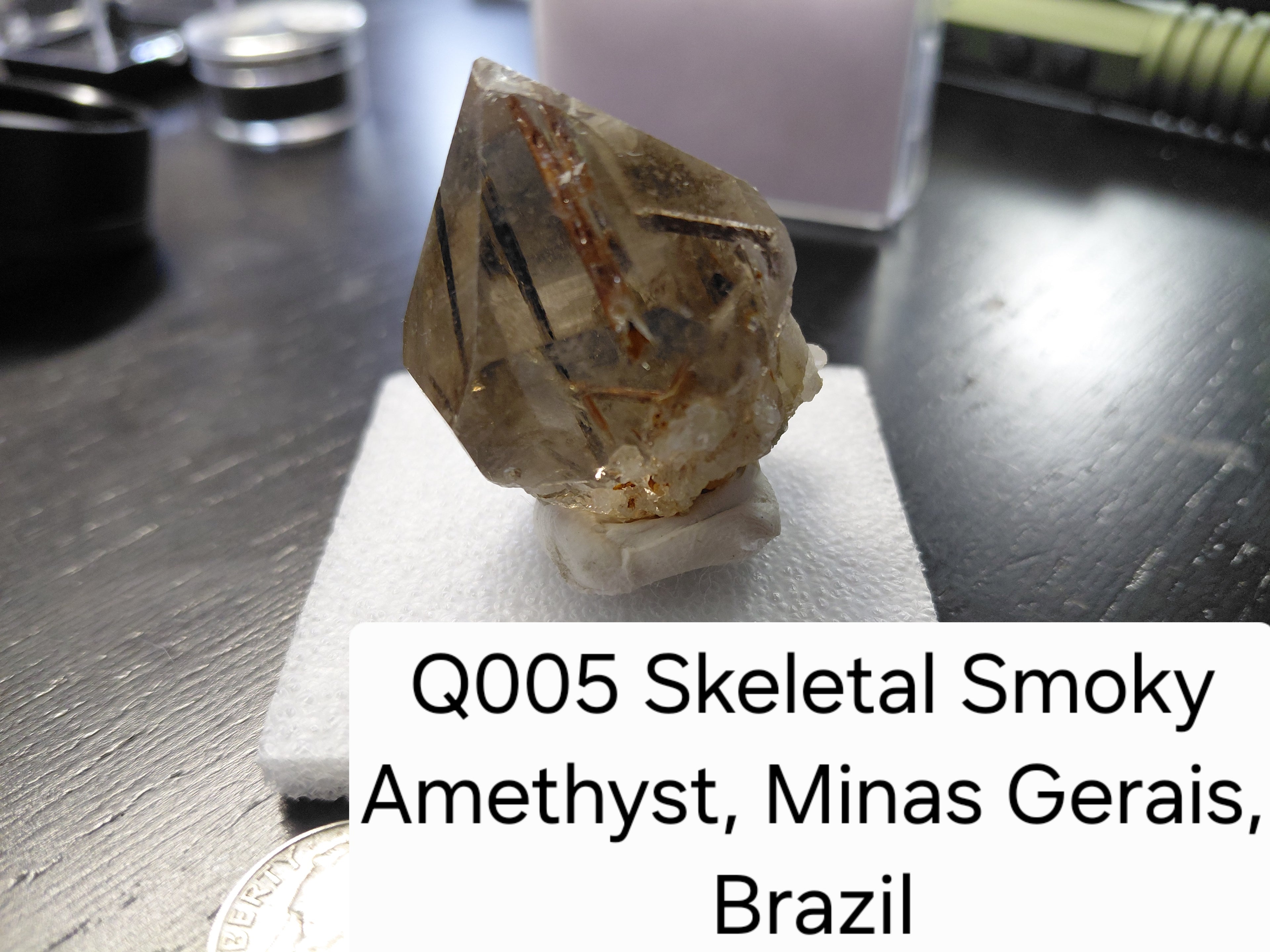 Q005 – Skeletal Smoky Amethyst