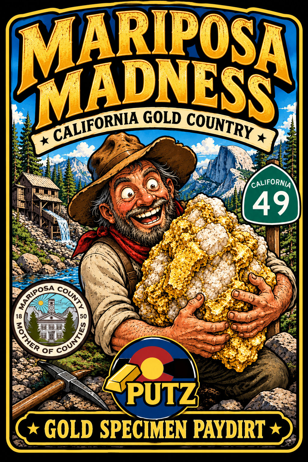 Mariposa Madness Gold Specimen Paydirt