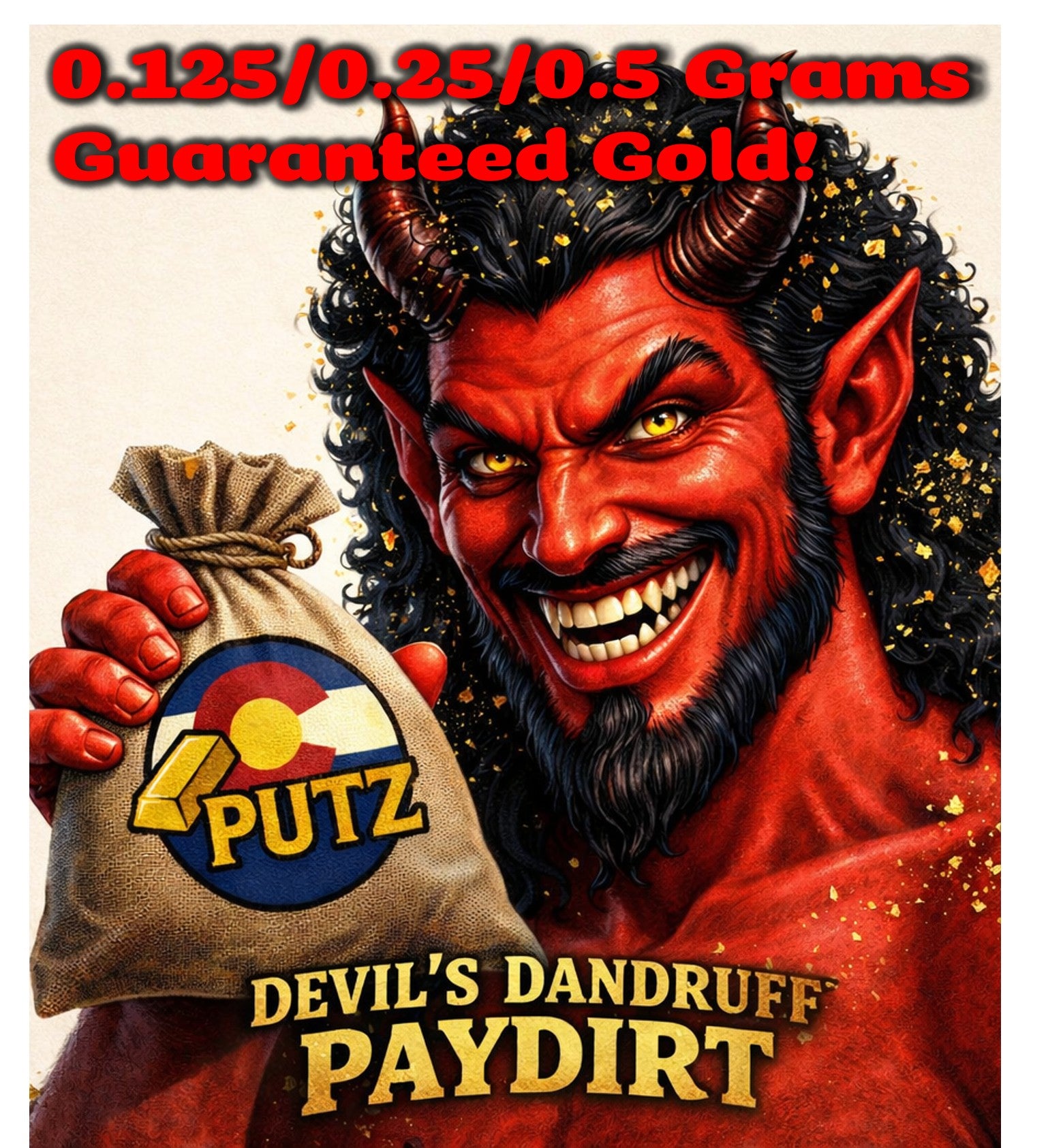 Devil's Dandruff SUPER DIFFICULT Paydirt (0.125/0.25/0.5 grams Guaranteed)