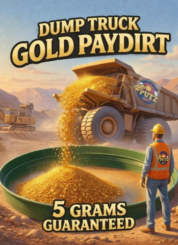 Dump Truck 5 gram Guaranteed Gold Paydirt AT SPOT PRICE!