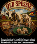 OLD SPESSIE - Guaranteed Gold Paydirt Plus One Gold Specimen