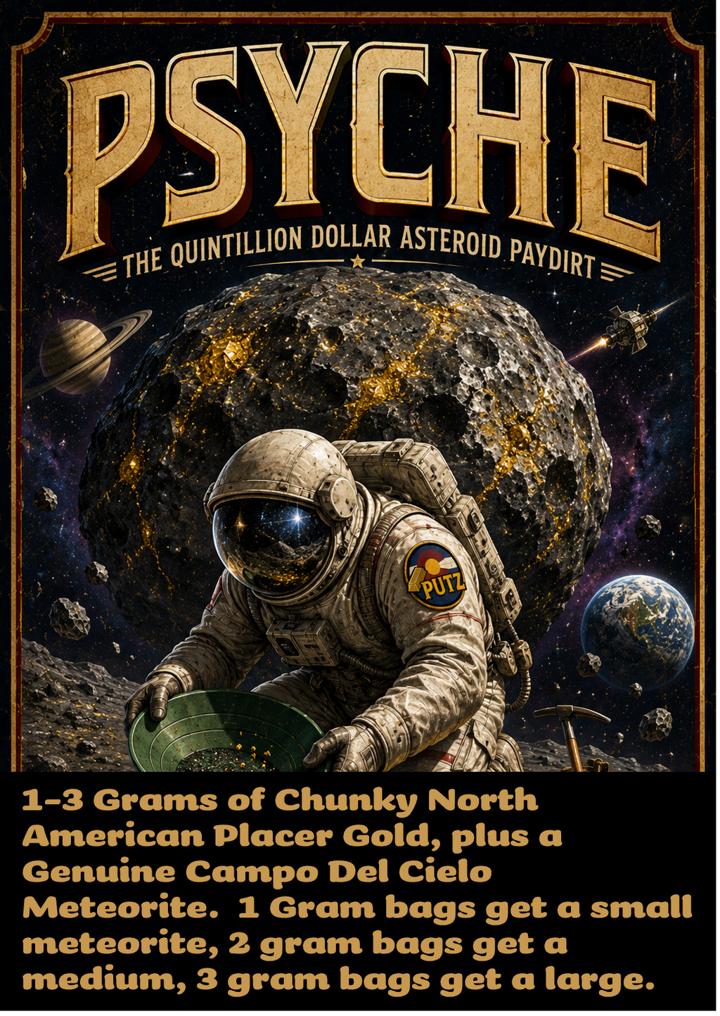 PSYCHE Gold Paydirt with a Real Meteorite!