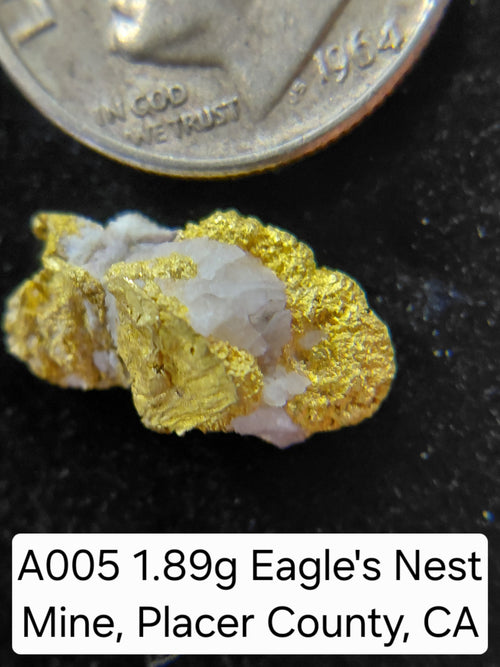 A005 1.89g Eagle's Nest Mine, Placer County, CA