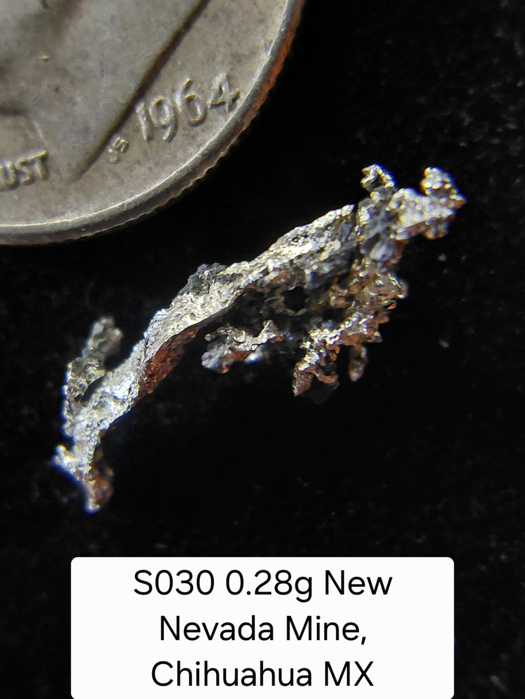 S030 0.28g New Nevada Mine, Chihuahua MX