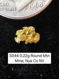 S044 0.22g Round Mtn Mine, Nye Co NV