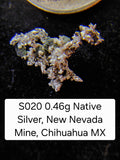 S020 0.46g Native Silver, New Nevada Mine, Chihuahua MX